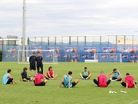 Aquest divendres al mat s'han exercitat nou jugadors. Aquesta tarda ho faran tots. Fotos: Miguel Ruiz-FCB