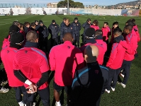 Squad prepare for Espanyol game