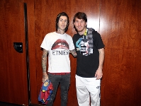 Messi meets up with Kyle Loza