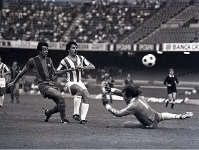 Imatge del Barça-Valladolid (2-1) jugat el 25 de setembre del 1976. Fotos: Arxiu FCB