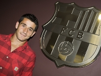 Saúl Berjón, el nou fitxatge del filial. Fotos: Àlex Caparrós-FCB.