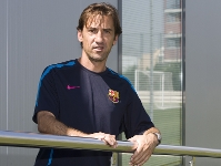 Joan Barbarà, segon entrenador del Barça B. Fotos: arxiu FCB.