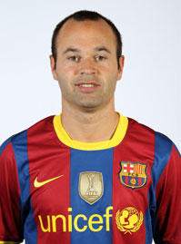 Image associated to news article on:  Andrés Iniesta Lujan  