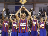 Imatge de l'ltima Supercopa ACB guanyada pel Regal Bara. Foto: acbmedia.com