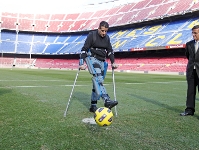 Radio Kaiof marcando un gol en el Camp Nou. Foto: Miguel Ruiz - FCB