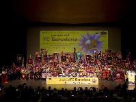 Imatge del Kursaal basc, on s'ha inaugurat aquesta XXXIII Trobada Mundial de Penyes. Fotos: lex Caparrs-FCB