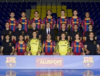 Foto oficial del FC Barcelona Alusport 2010/11. (Foto: lex Caparrs - FCB)