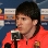 Leo Messi, el jugador del Barça que ha comparegut davant els mitjans.