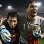 Messi y Pinto, celebrando el ttulo de Copa en Valencia. Foto: Archivo FCB