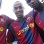 Henry, juntament amb Milito, Abidal i Touré, els altres tres fitxatges de l'estiu del 2007. Foto: Arxiu FCB
