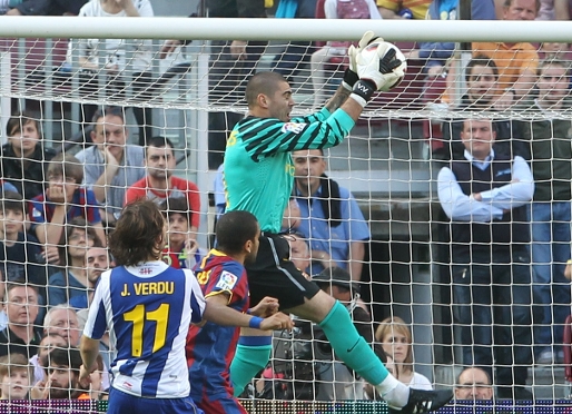 Valdés no ha jugat a Màlaga. Foto: Arxiu FCB