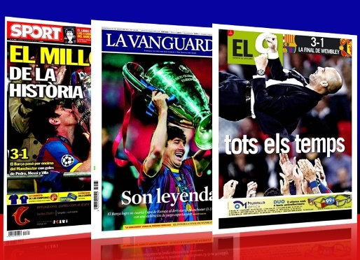 La premsa mundial corona el Barça