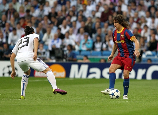 Puyol makes 100th Champions League appearance