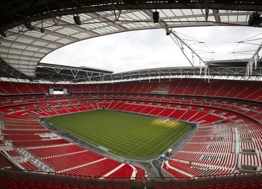 Una imatge de l'estadi de Wembley.