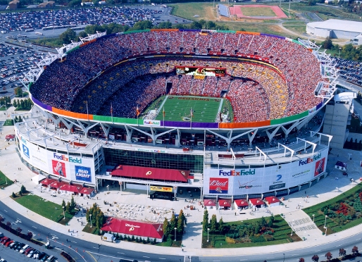 Una imatge del FedEx Field de Landover. Foto: MLS.