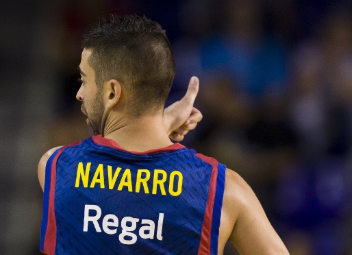Navarro, en un partido de la temporada anterior. Foto:Archivo-FCB