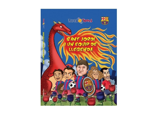 Los Barça-Toons también por Sant Jordi