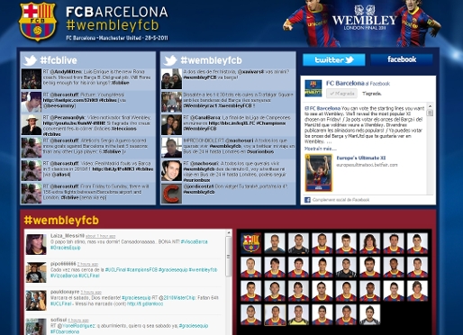 Sigue la final de Wembley en tiempo real en la web del FC Barcelona