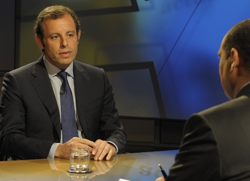 Sandro Rosell, en el programa 'gora' de TV3.