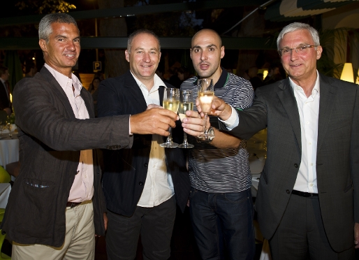 De izquierda a derecha: Javier Bordas, Marc Carmona, Javi Rodrguez y Antoni Rossich (Fotos: lex Caparrs - FCB)