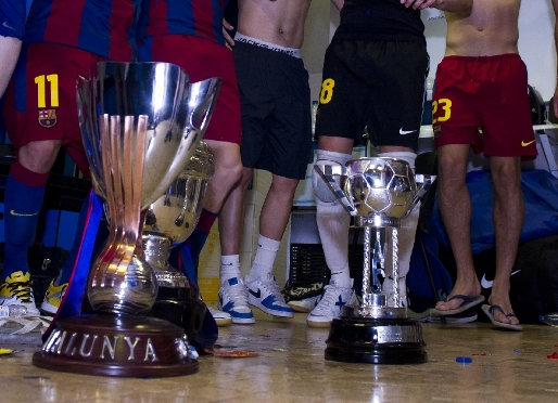 El Barça Alusport quiere seguir sumando títulos. Fotos: Archivo FCB.