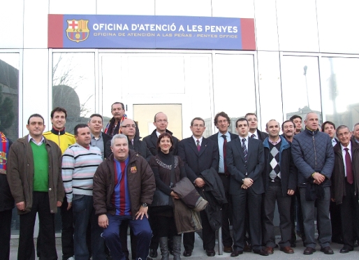 Plenty of supporters' club activity at Camp Nou