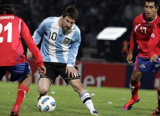 Messi, en acción. Foto: Archivo