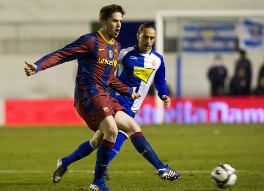 Bara i Espanyol van protagonitzar la darrera final. Foto: Arxiu FCB