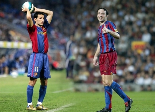 Van Bommel y Zambrotta: noche de reencuentros en el Camp Nou