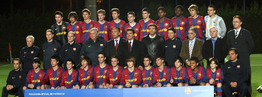 Imatge del reportatge titulat:FC Barcelona Cadet A  