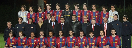 Imagen del reportaje titulado: FC Barcelona Juvenil A  