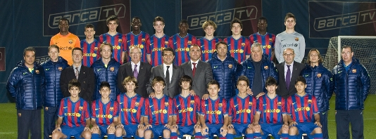 Imatge del reportatge titulat:FC Barcelona Cadet B  