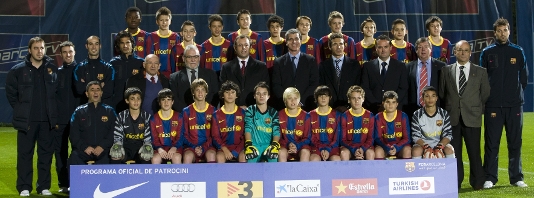 Imatge del reportatge titulat:FC Barcelona Infantil B  
