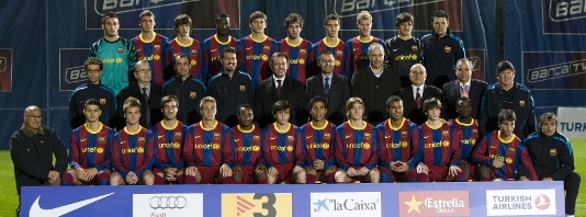 Imatge del reportatge titulat:FC Barcelona Juvenil A  