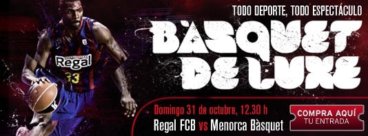 Imagen del reportaje titulado: Regal FC Barcelona - Menorca Basquet  