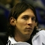 Messi, espectador de lujo del partido.