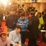 Gran expectacin entre los medios para seguir la rueda de prensa de Rijkaard y Zambrotta.
