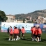 L'equip s'ha entrenat a porta tancada a la Ciutat Esportiva Joan Gamper.