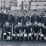 De pie: Ramallets, Segarra, Brugu, Seguer, Bosch i Flotats. Arrodillados: Hanke, Csar, Basora, Moreno i Manchn. Todos ellos, campeones de Copa de la temporada 1952/53.