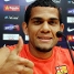 Alves també ha parlat davant els mitjans.
