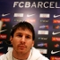 Messi ha comparecido en rueda de prensa una vez finalizado el entrenamiento.