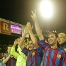 Celebracin de su segunda Liga la temporada 2005/06, en Balados. Foto: Archivo FCB