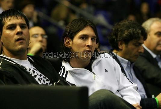 Messi at the Palau.