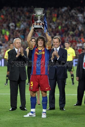 La Supercopa, el primer ttol del Bara 2010/11 (21/8/2010).