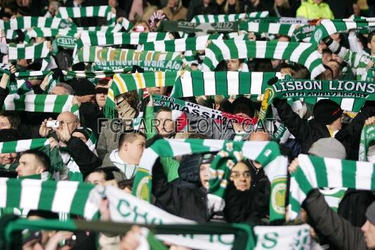 After the final whistle, the Bara fans chanted 'Celtic, Celtic' and the Scots responded with a sincere 'Bara, Bara'.