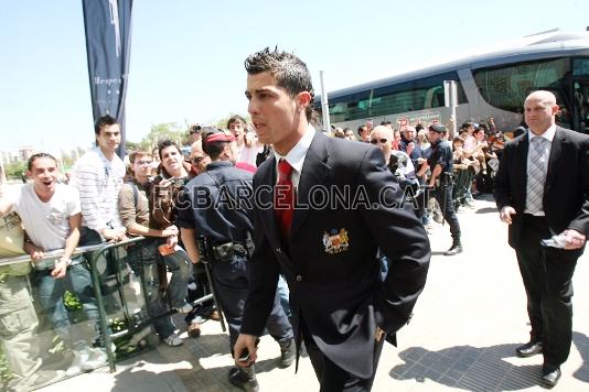 Otra de las estrellas del United, Cristiano Ronaldo.