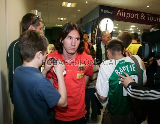 Messi ha viajado con el equipo.