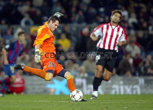 Primer partido de Jorquera con el primer equipo. Fue el 17 de enero de 2004 ante el Athletic Club.