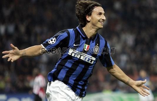 Ibrahimovic, amb l'Inter.