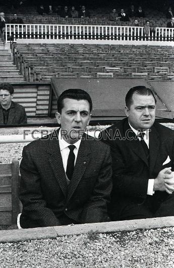 Miquel Colomer i Nadal va ser nomenat segon entrenador del primer equip del Bara, a les ordres del tcnic Salvador Artigas, lany 1969. Foto: arxiu FCB.